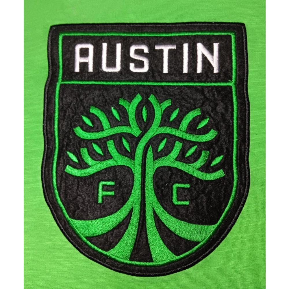 Mitchell & Ness Austin FC Adult Medium T-shirt Soccer Long Sleeve Green Tee EUC - Picture 3 of 9